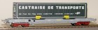 30292 LS Models Flat car type K1 with 40 foot container CASTRAISE